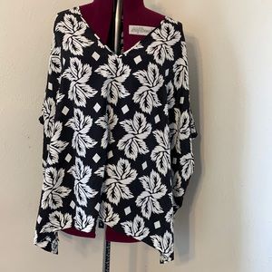 Diane von Furstenberg Adria Silk Poncho